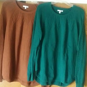 2 Tunic Sweaters